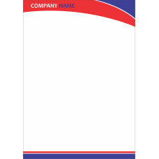 A4 Envelope Red & Blue